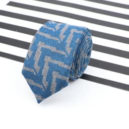Men's Business Diamond Check Tie Artificial Wool Cotton Dark Color Tie Striped Black Grey Necktie For Daily Accessory Paty Gift