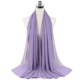 New Premium Plain Chiffon Scarf Muslim Hijab Instant Shawl Soft Ball Bubble Chiffon Head Wraps Islamic Lady Women Hijabs