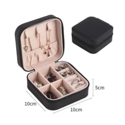 2024Double Layer Jewelry Box Organizer Large Capacity PU Leather Storage Ring Box Earrings studs Jewelry Display Jewelry Package