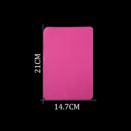 Transparent Silicone Pad Clear Mat Pink Resin Pad Craft Tool High Temperature Resistance Sticky Plate for DIY Epoxy Making Tool