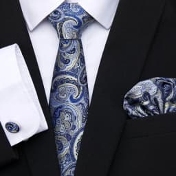 Hot Sale 7.5 cm Tie Pocket Squares Cufflink Set Necktie Pink Purple Hombre Printed Formal Clothing Accessories Fit Party