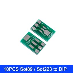 10pcs PCB Board Kit SMD Turn To DIP Adapter Converter Plate SOP MSOP SSOP TSSOP SOT23 8 10 14 16 20 28 SMT To DIP