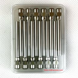 12 Pack - Dispensing Needle 11/2" - All Metal, Stainless Steel Blunt Tip Luer Lock (8 G,10G,12G,14G or mixture Optional))