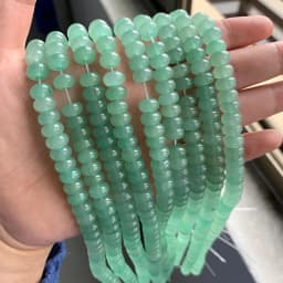 High Quality Natural Stone Bead Rondelle Shape Loose Spacer Abacus Quartz Beads For Handmade Jewelry Bracelet Necklace DIY