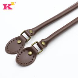 2pcs/lot 50cm Genuine Leather Bag Strap DIY Handmade Handles for Crossbody Replacement Shoulder Handbag Wallet Handle