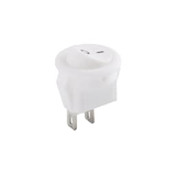 5PCS KCD 15mm KCD11 Rocker Switch 2PIN I/O Button Power Switches Small Size Round KCD-15