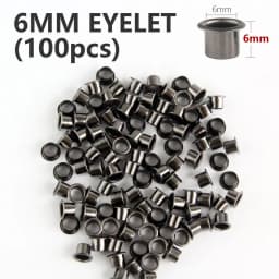100pcs Eyelets for DIY Kydex Sheath 6mm 7mm Rivet Hand Tool Parts