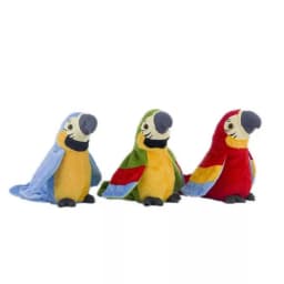 Cute Electric Talking Parrot Plush Toy Speaking Record Repeats Waving Wings Electroni Bird Stuffed Plush Toy As Gift For Kids