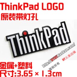 Original IBM 25th Anniversary ThinkPad Nameplate Metal Sticker Laptop T480 T470 T490