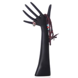 5 Style Mannequin 3 Colors Stand Holder Rose Red Earrings Ring Necklace Bracelet Jewelry Display Bangle Watch Jewelry Storage
