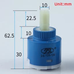 35mm/40mm ABS Shower Faucet Column Ceramic Disc Cartridge Mixing Valve Mixer Shower Bar Tap Bathroom Faucet Replace Part