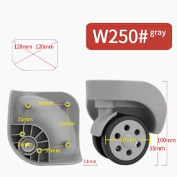 Luggage Wheel Replacement Wheels Suitcase Accessories Universal Casters Rolling Luggage Suitcase Wheeled Accessories Bags Caster