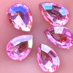 20Pcs 13*18mm Pear Flatback Acrylic Wedding/Clothes Wedding Art Decoration DIY