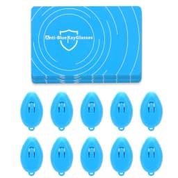 10Set Anti-Blue Light Test Card Blue Light Generator Test Light Glasses Lens UV Test Accessory Blue Light Detection Kit Reusable