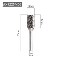 AX Type Head Rotary File Tungsten Carbide Alloy Drill Milling Burr Die Grinder Abrasive Tools Carving Bit Point