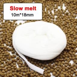 10M PVA Soluble PVA Mesh Refill Carp Fishing Feeder Fishing Lures Refill Hook Bait 25mm 35mm PVA Bag Fishing Accessories