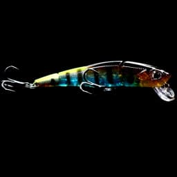 1PCS 7cm 6g Sinking Wobblers 4 Segments Fishing Lures Swimbait Hard Bait Fishing Tackle For Bass Isca Crankbait