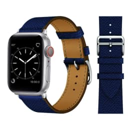 Leather strap For Apple watch band 44mm 45mm 49mm 41mm 40mm Accessorie wristband correa bracelet iWatch series 9 7 8 SE ultra 2