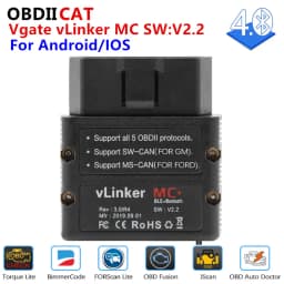OBDIICAT-VLinker MC/MC+ ELM327 Bluetooth 3.0/4.0 OBD2 ELM 327 WiFi Car Diagnostic for iOS Android Scanner Auto Tool
