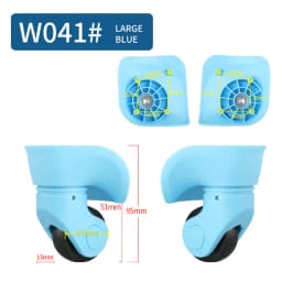 Universal Wheel Luggage Makeup Suitcase Accessories In Wheels Trolley Fashion Suitcase Accessory Rolling Wheels Repair Casters