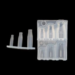 1 Set Real Mini Milk Bottle Goblet Cup Silicone Mold Epoxy Resin Molds Jewelry Tools