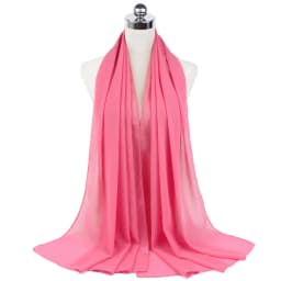 New Premium Plain Chiffon Scarf Muslim Hijab Instant Shawl Soft Ball Bubble Chiffon Head Wraps Islamic Lady Women Hijabs
