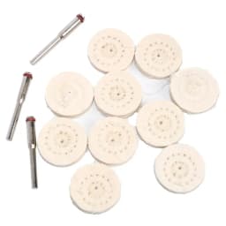 Cotton Cloth Grinding sanding Head Abrasive Buffing Wheel 3mm shank Cotton Thread Polishing mini Brush for Dremel Drill