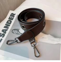 PU Leather Rivet Bag Strap Women Shoulder Crossbody Bag Belt Solid Wide Strap Bag Part Accessories Female Messenger Bag Strap