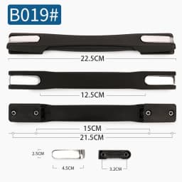 SUZAOZHE Suitcase Luggage Replacement Handle Travel Suitcase Handle Strap Factory Replacement Zinc Alloy Grip Carry Grip