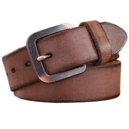 vintage belts for mens luxury 100% real high quality full grain genuine leather 2020 jeans cowboy casual 3.8 cm gray 125cm 130