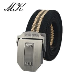 Maikun Metal Automatic Buckle Canvas Belts for Men Military Tactical Men Belt Casual Style Men Belt