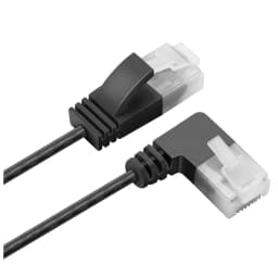 Superfine Ultra Slim Cat6 Ethernet Cable RJ45 Right Left Up Down 90 Degree Angle UTP Network Patch Cord Cat6a Lan Cable 0.25m-3m