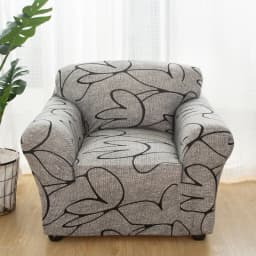 string printed sofa chair slipcovers armchair decoration elastic spandex for living room sofa cover stretch floral printed