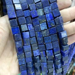 8*8mm Natural Square Agates Tiger Eye Turquoises Amazonite Crystal Jades Stone Beads For Jewelry Making DIY Bracelet Necklace