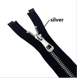 35/45/55/65/75/85cm 5# Colorful High Quality Open-end Auto Lock Gold Metal Zipper DIY Handcraft For Clothing Pocket Garment Shoe