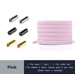 Flat No Tie Shoe laces Black White Shoelaces for Sneakers Elastic Laces without ties Kids Adult Quick lace for Shoes Rubber Band
