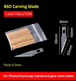 936 Soldering iron Heating Blade For Mobile phone Back Cover Glass Glue Remove Tool Mainboard Glue Fingerprint IC repair Tool
