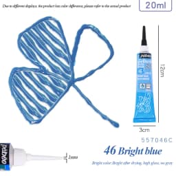 French Pebeo 1pc Three-dimensional Hook Line Pen Comic Manicure Painting Writing Art Student Stationery Hand-painted Handmade