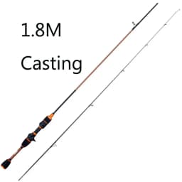 Skmially Spinning rod carbon ul 1.8m 1.68m0.8-5g ultralight casting fishing rod fishing accessories vara de pesca