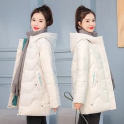 2026 New Winter Parkas Women Jacket Long Outerwear Female Down Cotton Parka Hooded Thick Warm Overcoat Loose Casual Jackets