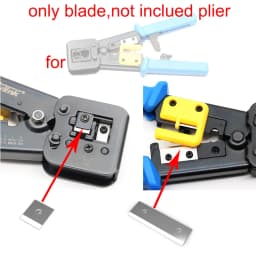 Xintylink Blade Tools Parts for EZ RJ45 Crimper Crimping Cable Stripper Pressing Line Clamp Knife 8P8C Pliers Tongs 5Pcs/Lot