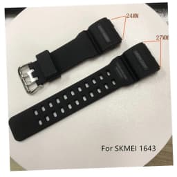 Adjustable Replacement Watch Strap Band Silicone Rubber Plastic Watchbands For SKMEI 1251 1025 1155 Sports Watches Accessories
