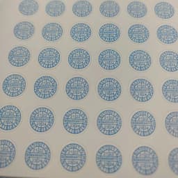 1200pcs Warranty Sticker Security Seal Sticker 2023 2024 2025 2026 Year Round Size 10*10mm Red Blue Color Fragile Label