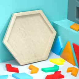DIY Crystal Epoxy Silicone Mold Irregular Hexagonal Puzzle Home Ornaments Game Puzzle Silicone Mould For Resin