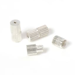 50pcs Jewelry Buckle 1mm Cord Wire String Necklace Bracelet Screw Connectors Closure Findings for Diy Jewelry Making Accessories