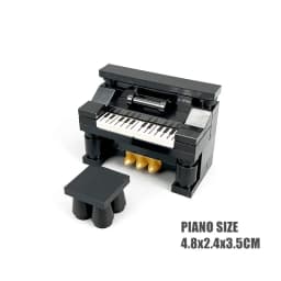 Compatible City MOC Building Blocks Bricks Parts House Furniture Kitchen Accessories Kits DIY Kids Toys Bed Sofa Piano Computer