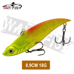 WALK FISH Sinking Vibration Fishing Lure 10g 14g 18g 22g Hard Bait Artificial VIB Winter Ice Fishing Pike Bait Tackle Isca Pech