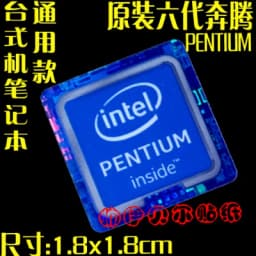 Applicable Computer Decorative Stickers Inside Gold Silver Pentium Xeon Celeron Cpu Tags