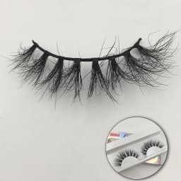 RED SIREN Fluffy Mink Lashes Short Messy Wispy Natural Eyelashes 10mm-18mm Hamdmade Real 3D Mink Eyelashes Makeup False Lashes