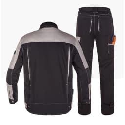 100%cotton Work Clothing Anti Sparking Durable Uniform Contrast Color Anti-static Welding Suit Electric Repairmen Coveralls 5xl